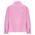 thumbnail image 5 of Women's Casual Long Sleeve Lapel Shirt Tops Blouses Tunic Crew Neck Button Down Loose Fit Solid Color Soft Business Office Work Vacation Outfits Fashion Essential Gift for Women, 5 of 8