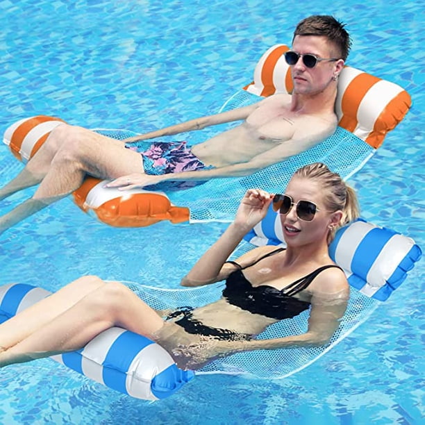 Ideal Swan Hamaca Flotante Inflable Hamaca para Piscina 4 en 1 [Hamaca Ideal Swan Hamaca Flotante Inflable Hamaca para Piscina 4 en 1 [Hamaca