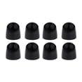thumbnail image 4 of 8 piezas de cubiertas para pernos de inodoro, accesorios de baño, fácil instalación, decorativos Negro, 4 of 9