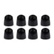 thumbnail image 4 of 8 Uds. Cubiertas para pernos de inodoro, accesorios de baño, fácil instalación, cubierta decorativa redonda para inodoro, cubierta para inodoro para uso doméstico Negro, 4 of 8