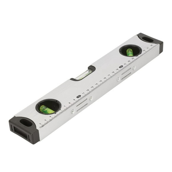 Aluminum Alloy  Level Ruler Gauge Measure Tool Magnetic Bubble Level Ruler 30 60cm  High  Measurement with Three  Bubbles for Construction