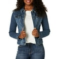 thumbnail image 3 of Riders by Lee Indigo Stretch Denim Jacket, 3 of 6