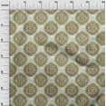 thumbnail image 3 of oneOone Polyester Spandex Olive Green Fabric Asian Block Craft Projects Decor Fabric Printed By The Yard 56 Inch Wide, 3 of 4
