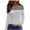 Gray, variant on Womens Tops, Long Sleeve Shirts for Women 2026 Spring Crew Neck Ladies Tops Loose Fit Tunic Print Tee Navy XL