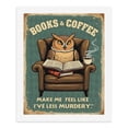 thumbnail image 5 of Paint by Numbers Kit for Adults, Owl Armchair Books Coffee Poster Paint by Numbers, Easy Paint by Numbers Kit for Adults Beginner, DIY Adult Paint by Number Kits on Canvas, 12x16in Home Decor, 5 of 7