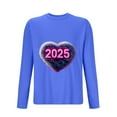 thumbnail image 2 of Blusas y camisas de manga larga con cuello redondo para hombre, deportivas, fitness, hogar, pijamas navideños estampados, camiseta de manga larga con cuello redondo, blusa de poliéster para hombre, 2 of 3