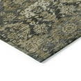 thumbnail image 4 of HomeRoots 603382 10 x 14 ft. Charcoal & Beige Damask Washable Indoor & Outdoor Rectangle Area Rug, 4 of 5