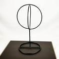 thumbnail image 3 of Ball Hat Stand Hat Rack Wig Holder Storage Display baseball hats Stand Metal Black, 3 of 7