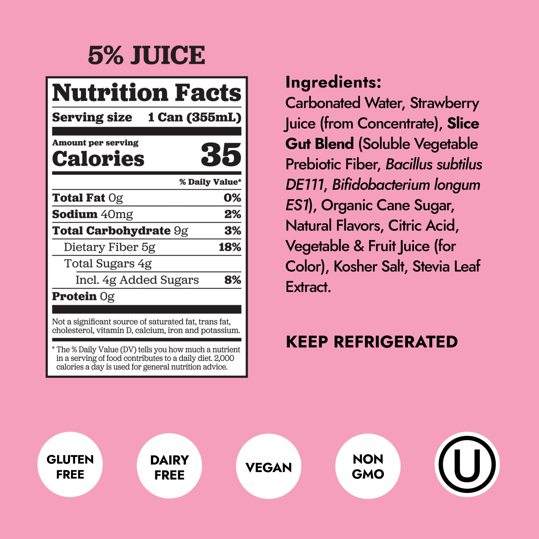 Slice Strawberry Soda, 12 fl oz Can