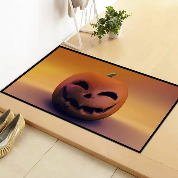 Alfombras de baño, alfombras para sala de estar, alfombra de área, alfombra de baño, alfombra de Halloween, alfombra de pasillo, cocina, alfombra suave antideslizante, cojines de suelo de 40 x 60 cm