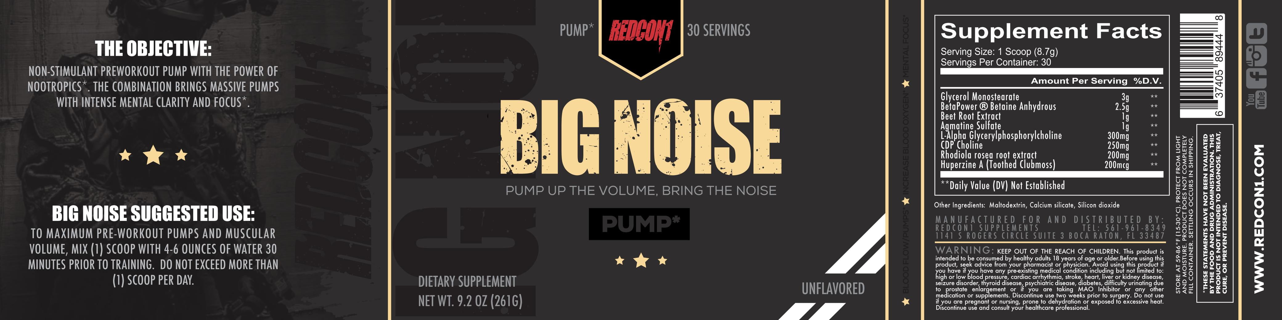 Big Noise Pre Workout