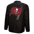 thumbnail image 3 of Men's Mitchell & Ness Black Tampa Bay Buccaneers 50th Season Full-Snap Coaches Jacket, 3 of 3