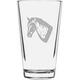 thumbnail image 1 of Appaloosa Face Horse Themed Etched 16oz Libbey Pint Glass, 1 of 1