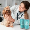 thumbnail image 3 of Veterinarian Gifts for Women, Best Veterinarian Ever Gifts, Cool Gifts for Veterinarian, Graduation Gifts for Veterinarian, Veterinary Technician Gifts, Gifts for Vet Tech 20 oz Tumbler, 3 of 6