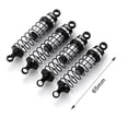 thumbnail image 3 of QualitChoice Smooth Front Rear Shock Absorber For 1/18 Latrax On-Road Vehicles Wear-resistant Black, 3 of 5