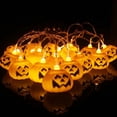 thumbnail image 3 of Bangcool Halloween String Light Pumpkin Lifelike Waterproof Fairy Light Twinkle Light, 3 of 10