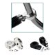 thumbnail image 5 of Barras Protectoras Tapas de Los Extremos Tobilleras Accesorio Seguridad de La Motocicleta Seguridad Del Motor de La Motocicleta Cromo Soledad Abrazadera de montaje de clavija de pie, 5 of 7