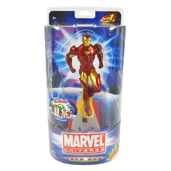 Monogram Marvel Universe Series 1 Iron Man Collectible Figurine 67609 (2010) - Official, New in Box - Perfect Display for Marvel Fans & Collectors​​