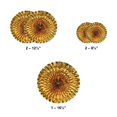 thumbnail image 2 of Metallic Fans, Asstd, (5/Pkg), 2 of 4