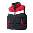 thumbnail image 2 of KYAIGUO Kids Toddler Jacket Vest Winter Warm Sleeveless Jacket Coat Soft Lining Waist Warmer Suitable for Boys and Girls 3-10 Years Old, 2 of 6