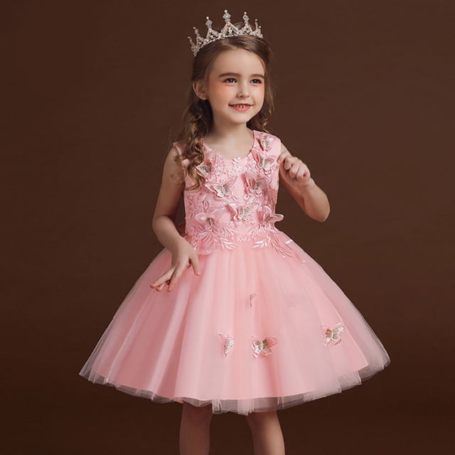 Robe Jupe Imprimée d'Été pour Filles, Robe Bouffante, Vêtements pour Enfants, Robes pour Filles Taille 10-12, Beige, Robes de Noël pour Filles Taille 10-12, Rouge, Robes pour Filles Taille 5, Robes de Noël Élégantes pour Filles