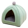 thumbnail image 3 of Cute Cat Bed Pet Tent with Removable Washable Cushion Semi Closed Winter, 3 of 8