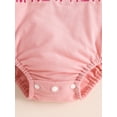 thumbnail image 7 of Suealasg Baby Girl 2Pcs Summer Outfits Short Sleeve Letter Embroidery Romper Bodysuit Jumpsuit +Headband Set 6M 12M 18M Newborn 1st Birthday Clothes, 7 of 7