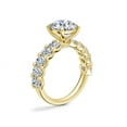 thumbnail image 3 of Diamond-Capitals 1.50 Carat Stunning Round Cut Solitaire Natural Diamond Anniversary Ring for her Solid 18K Yellow Gold Size 4.5 (F-G/VS1), 3 of 8