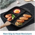 thumbnail image 5 of PEACNNG Silicone Drying Mat for Kitchen Countertops, 12 X 16 In, Kitchen Drying Mat (Black), 5 of 5