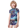 thumbnail image 2 of Yu-Gi-Oh Boys 2-Piece Swimsuit Set, Short Sleeve Rash Guard & Swim Trunks, 2 of 7