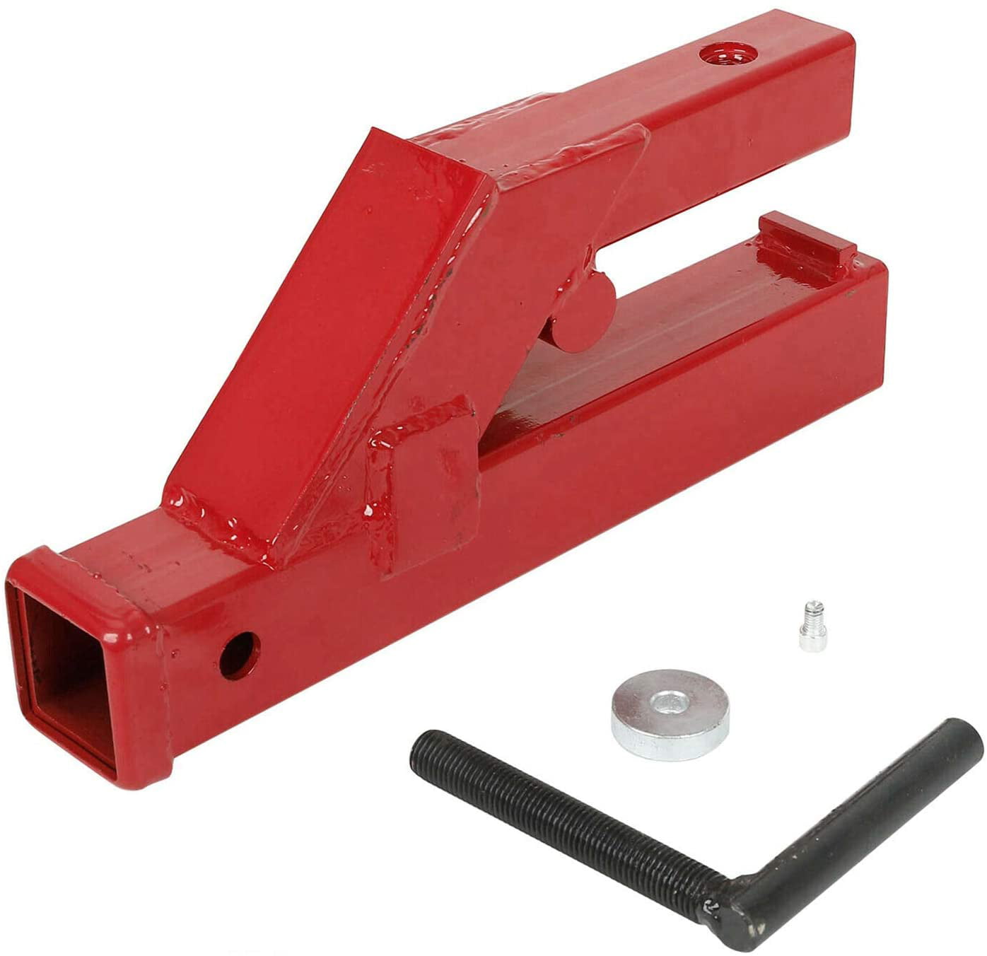 Universal Clamp On Trailer Hitch 2" Ball Mount Receiver Tractor Bucket 