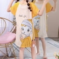 thumbnail image 5 of WIBACKER Girls Nightgowns 3-12 Years Milk Silk Short Sleeves Nightdress Kids Nightie Dress Sleepwear Pajamas for Little Girls, 5 of 5
