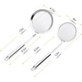 thumbnail image 2 of Skimmer Spoon,2 Pack Skimmer Spoon for Japanese Hot Pot,Stainless Steel Fine Mesh Strainer for Food Kitchen Cooking Fat Oil Filter Skimming Grease and Foam, 2 of 7