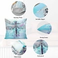 thumbnail image 6 of Throw Pillow Covers 12x20 Inch Inch Set of 2 Dragonfly Decorative Pillow Covers Watercolor Dragonfly Cushion Cover Pillowcase for Sofa Couch Bed Home Decor, 6 of 9
