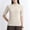 Beige, variant on Women Tshirts Slim Fit Solid Color Elbow-Length Sleeve Crew Neck Top Soft Tee Shirts Womens Beige M