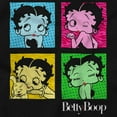 thumbnail image 2 of Betty Boop Pop Art Squares Kisses Women's T Shirt Ladies Tee Brisco Brands S, 2 of 5