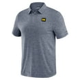 thumbnail image 2 of Men's J. Palmer  Heather Navy Michigan Wolverines Four Down Polo, 2 of 6