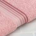 thumbnail image 4 of Mainstays Basic Bath Collection - Single Bath Towel, Pink Ombre Stripe, 4 of 9