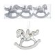 thumbnail image 2 of Adornos navideños, regalos navideños, 6 piezas de carrusel navideño colgante, material de decoración de bola navideña alienígena, colgante de caballo de Troya, 2 of 7