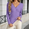 thumbnail image 2 of Wdgfv Warm Pullover Sweater Women Elegant V-Neck Knit Pullover For Women Slim Fit Long Sleeve Top Comfort Wear Versatile, 2 of 5