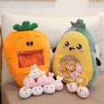 thumbnail image 5 of Throw Pillow Fruit Stuffed Toys Pineapple Plush Pillow Removable Fluffy Creative Gifts for Kids, Halloween Christmas Decorative Doll Toy Gift, 5 of 5