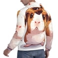 thumbnail image 3 of KLL Cartoon Guinea Pig Print Mens Hoodie Long Sleeve Casual Pullover Hooded Sweatshirt Fashion Drawstring Hoodies with Pocket-3X-Large, 3 of 6
