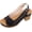Black, variant on Women's Chunky High Block Heels Flowers Sandals 2026 Summer Casual Peep Open Toe Ankle Strap Hollow Out Platform Wedge Sandal Party Dress Wedding Dance Shoes