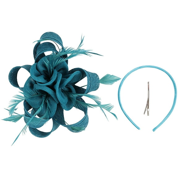 DINHEAROM Fascinators For Weddings Tea Party Hat Retro Style 1Pcs