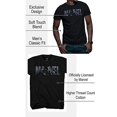 thumbnail image 2 of Marvel Logo Black Panther Avengers Super Hero Adult Tee Graphic T-Shirt for Men Tshirt Clothing Apparel (Jet Black, X-Large Tall), 2 of 3