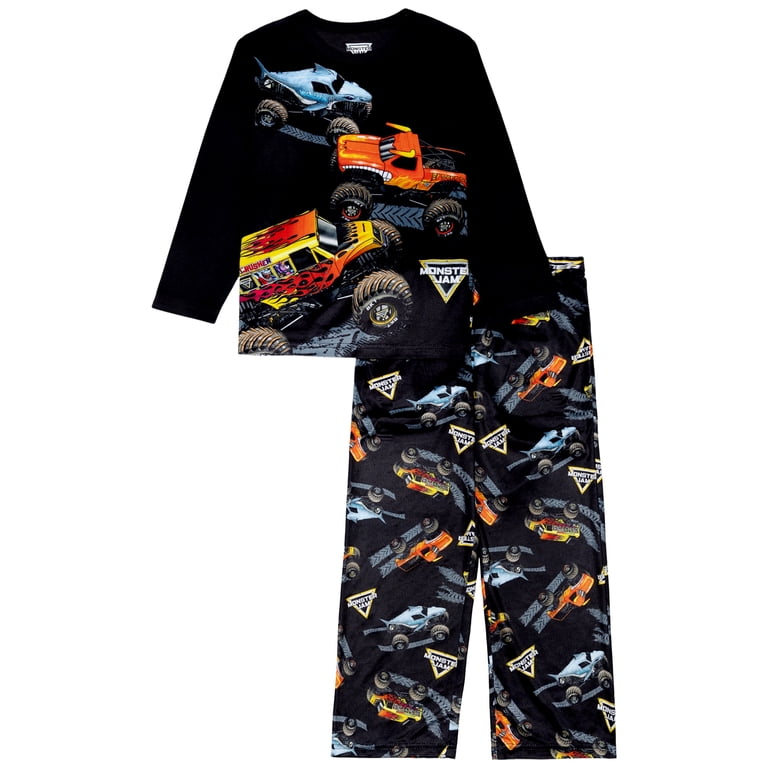 Monster Jam Boys Long Sleeve Pajama Set photo 1
