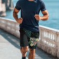 thumbnail image 6 of Yuyamidu Boho Swimwear Men's Swim Trunks Quick Dry & Lightweight Sea Turtle Board Shorts with Pockets Bathing Suits for Beach Pool Surf Summer Vacation Tropical Man 3XL, 6 of 8