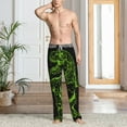 thumbnail image 4 of Salouo DINOSAUR IN SPACE Print Pajama Pants for Men, Lounge Pants Elastic Waistband Casual Men's sleepwear Loungewear Sleep Pajama Pant -Small, 4 of 7