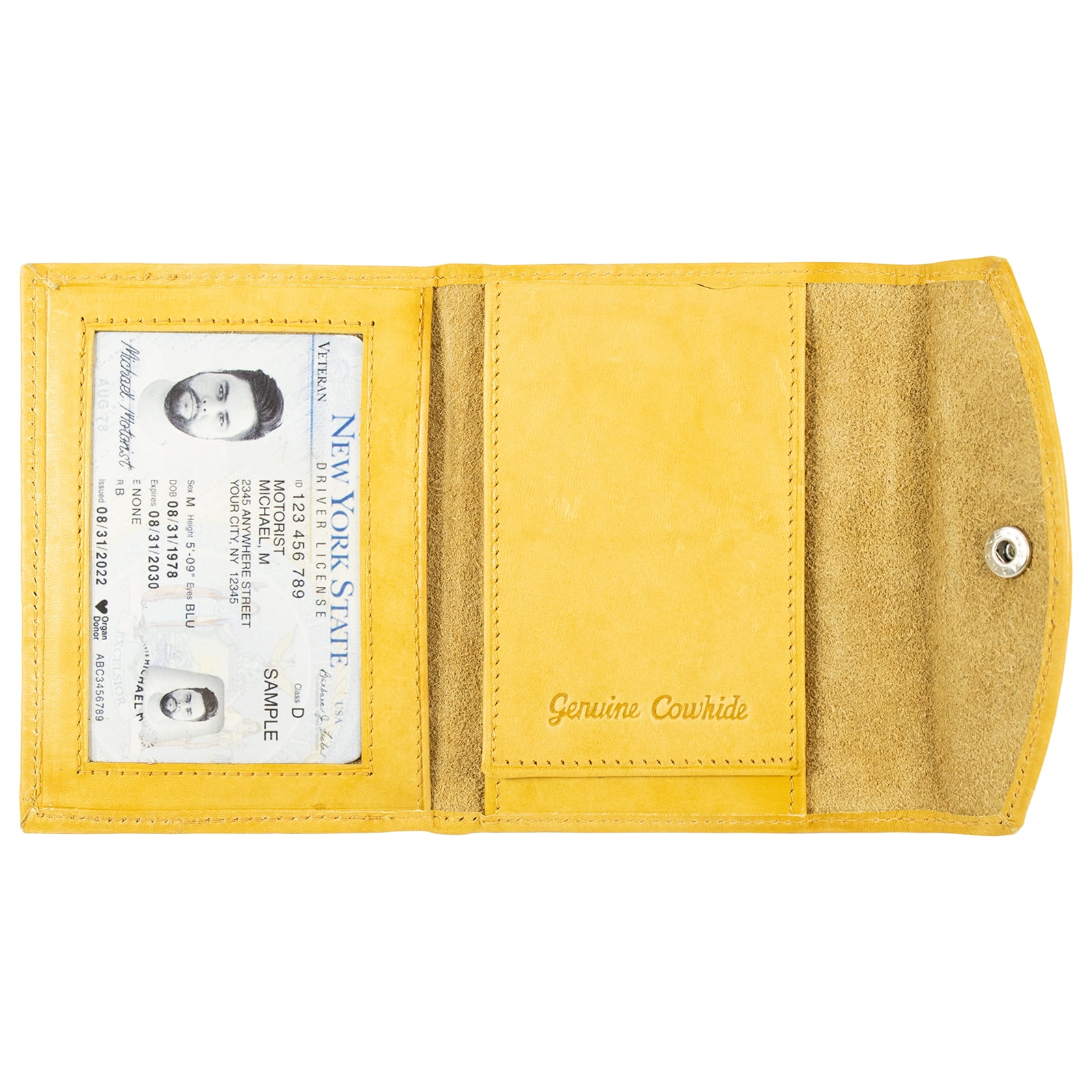 Genuine Leather ID Badge Holder for Police, Law Enforcement Officer