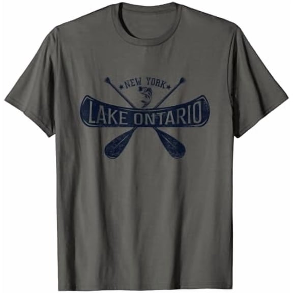 Lake Ontario New York Vintage Distressed T-Shirt